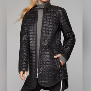 Athleta Quilted Long Jacket